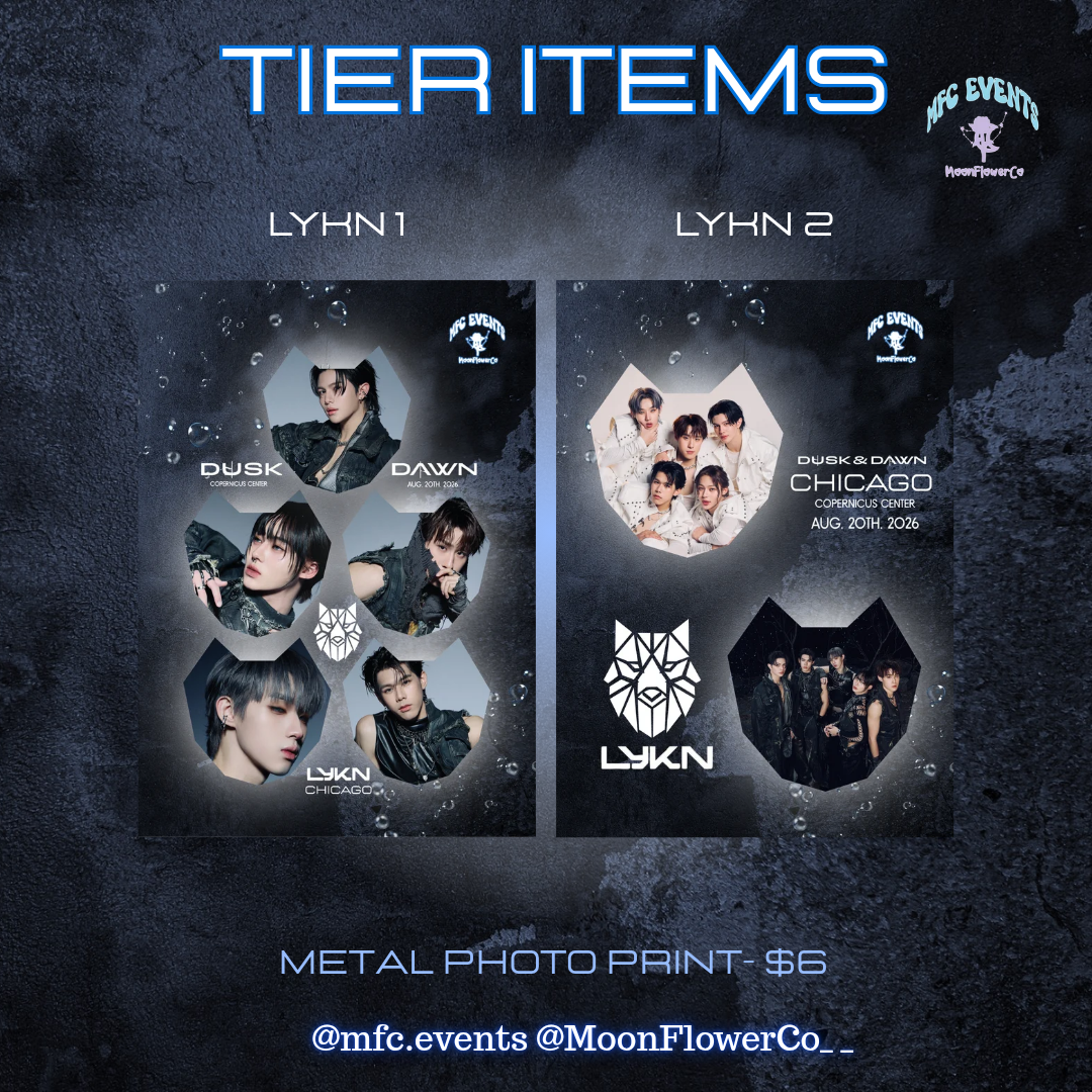 LYKN Dusk & Dawn Post-Concert Cupsleeve Event - Tiers