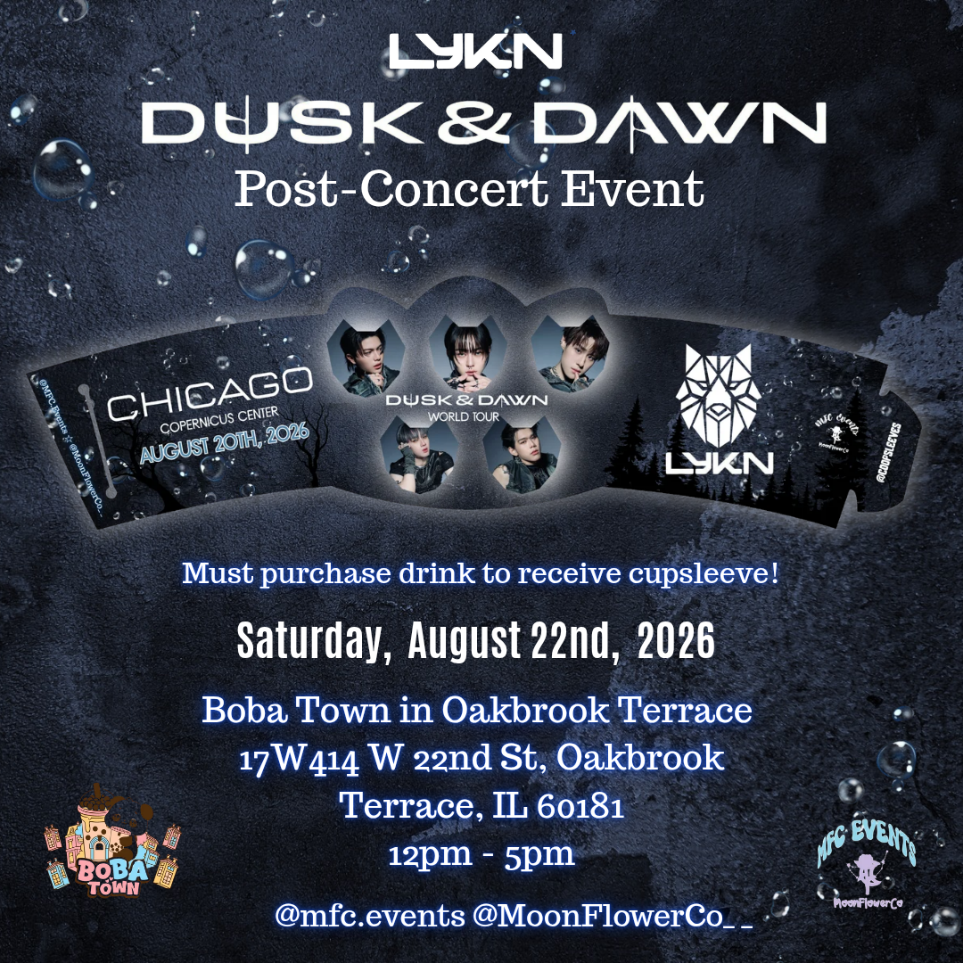 LYKN Dusk & Dawn Post-Concert Cupsleeve Event - Tiers